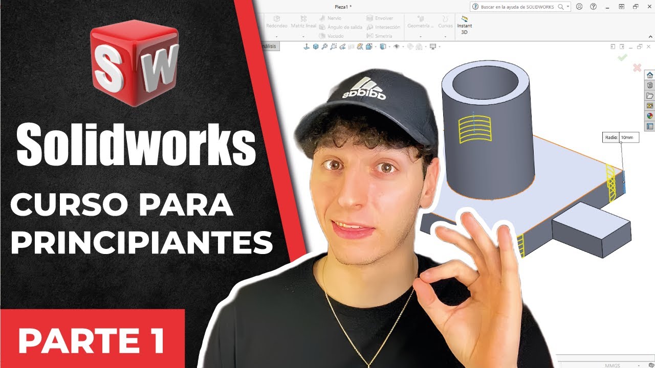 ✅Tutorial Curso SOLIDWORKS 2024 para principiantes.✅ Empezando desde 0. Parte 1