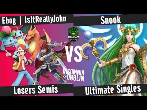Insomnia Dublin Smash Ultimate - Ebog | IsItReallyJohn (PT) vs Snook (Palutena) - Losers Semis