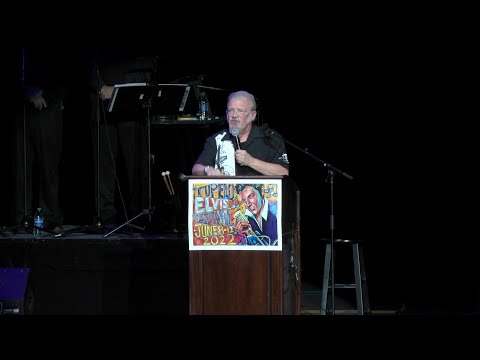 Tom Brown kicks off Tupelo Elvis Festival 2022 - video by Susan Quinn Sand