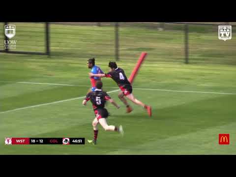 2019 IDRL Under 18s Minor Semi Final Highlights - Western Suburbs vs Collegians