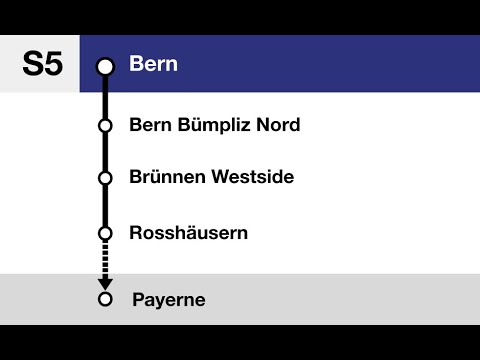 BLS Ansagen/annonces » S5 Bern — Murten/Morat — Payerne (2021) | SLBahnen