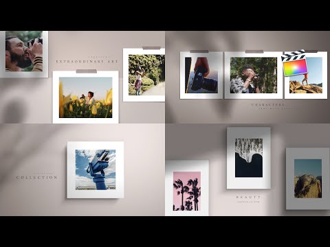 Photo Exhibition Modular Template for Apple Motion & FCPX - MotionVFX