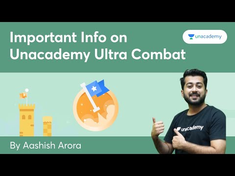 Important Info on Unacademy Ultra Combat | By Aashish Arora