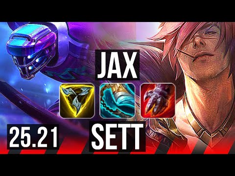 JAX vs SETT (TOP) | 500+ games | EUW Master | 25.21