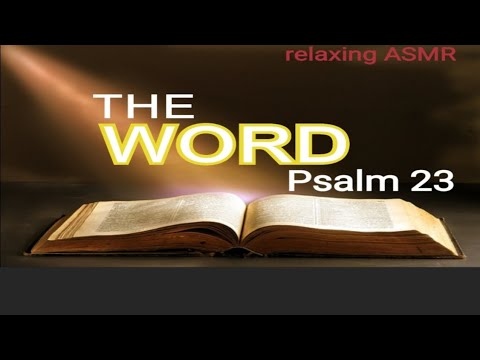 The Bible ASMR|| Psalm 23