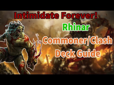 Rhinar Commoner Deck Guide & Clash Format Upgrade | Flesh and Blood TCG