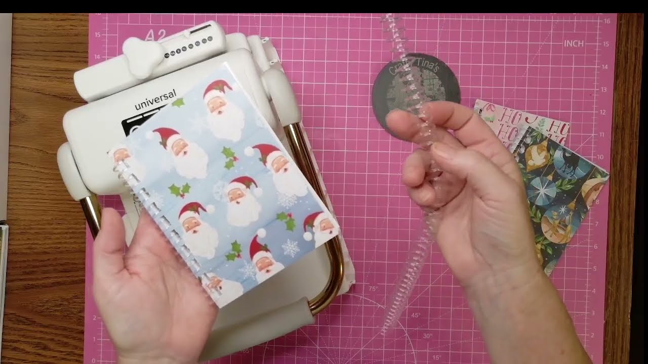 Spiral Binding.  Not just for the Universal Cinch, you can use ANY Cinch and use 4:1 Pitch Spiral.