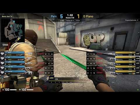 Pov vsm (22/19) CS GO DEMO - OVERPASS - 10 O PLANO VS 16 PAIN (cs_summit 8 - 22/05/2021)