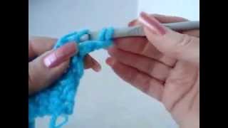 LEARN HOW TO CROCHET # 1, 4 basic stitches: chain stitch, single, double and triple crochet.