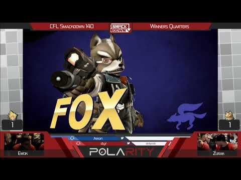 CFL Smackdown 140 WiiU - Ewok (Cloud) vs Zurak (Fox) - Winners Quarters