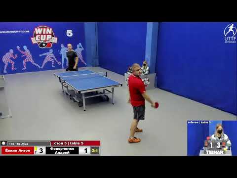 08:00 Ёлкин Антон 3-1 Федорченко Андрей  cтол 5 ЮГ-2 27.10.21