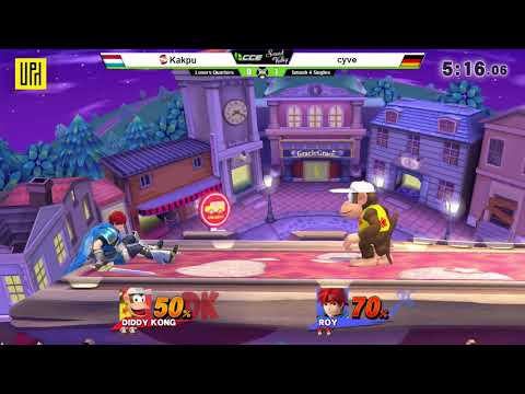 CCExSV - cyve (Diddy) Vs. Kakpu (Roy) - Losers Quarters - Smash 4 Singles