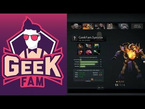 PLAYER PERSPECTIVE: GeekFam.Syeonix (Clinkz) GeekFam vs Happy Feet [ProDotA Cup Series]