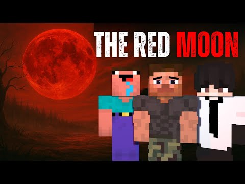 8 NIGHTS IN RED MOON😱 Minecraft Horror Story