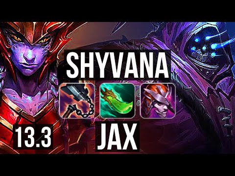 SHYVANA vs JAX (TOP) | 900+ games, Godlike, 12/4/9 | KR Master | 13.3