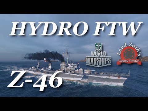Hydro FTW - Z-46 Tier 9 German Destroyer Haven North Spawn World of Warships