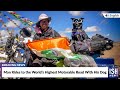 Man Rides To The World S Highest Motorable Road With His Dog ISH News