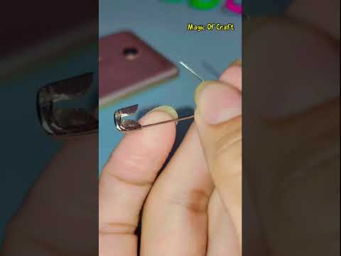 #short | #yt_shorts | Make Sim injector tool using safety pin | #shorts |