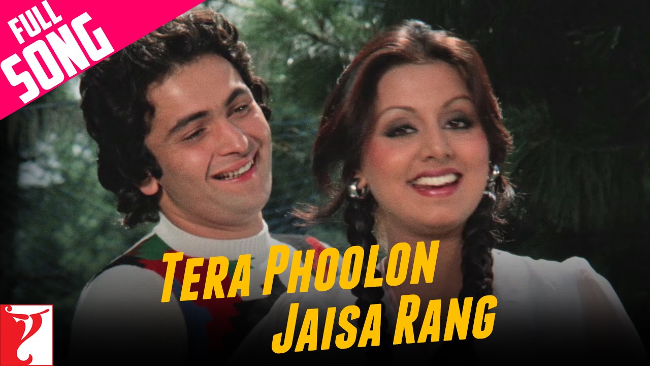 Tera Phoolon Jaisa Rang Lyrics | Kabhi Kabhie | Lata Mangeshkar, Kishore Kumar | Khayyam