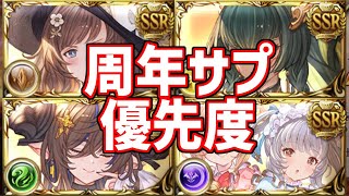 【周年サプ】おすすめ交換先と優先度ランキング。購入を忘れないようにな！【グラブル実況】