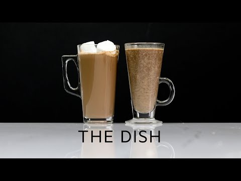 Hot chocolate from SOMA Chocolate Maker and Cacao 70: The Dish