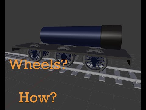 How To Create WHEELS In BLENDER For Trainz (and other locomotive modelling)
