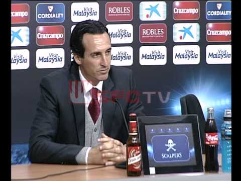 Unai Emery: "No me siento favorito en la eliminatoria ante el RCD Espanyol"