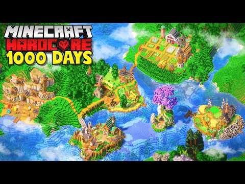 I Survived 1000 DAYS In Minecraft Hardcore! [FULL MOVIE]