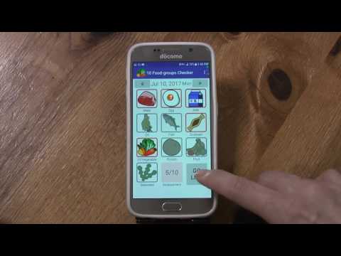 10 Food-groups Checker Easy Video