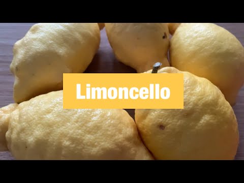 LIMONCELLO ORIGINAL RECIPE FROM COSTIERA AMALFITANA
