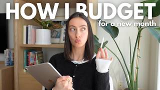 HOW I BUDGET FOR A NEW MONTH 💸 money therapy, goal setting + cash envelopes