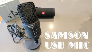 Video thumbnail for Samson G-Track USB Recording Supercardioid Microphone Review by binarycars
