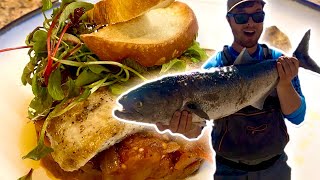 I Found A MASSIVE School Of BLUEFISH | Simply Prepared Catch and Cook Recipe!