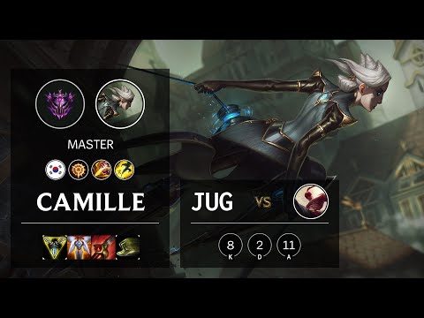 Camille Jungle vs Lee Sin - KR Master Patch 10.21