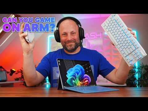 We Tried Gaming on The Surface Pro 11 (Windows ARM using the new snapdragon)