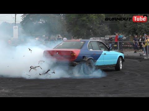 Pokaz mocy BMW E34 525 "RYJEK" -VI Edycja Dnia Świra 2019