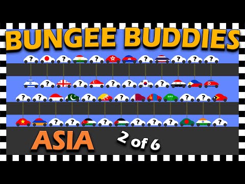 Country Cars Bungee Buddies Asia Car Race