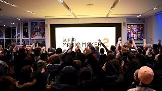 Super Mario Maker 2 Reveal Live Reactions at Nintendo NY
