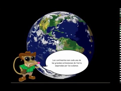 Los continentes y sus océanos