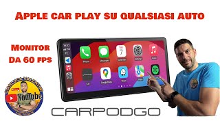 Monitor portatile apple CarPlay e android auto CARPODGO