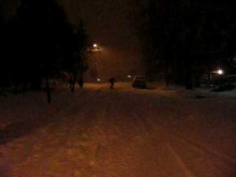 Skiing "Mt. Garfield St." on Queen Anne