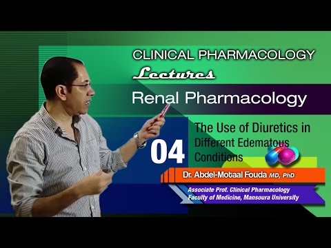 Renal Pharmacology (Ar) - 04 - The use of diuretics in different edematous conditions