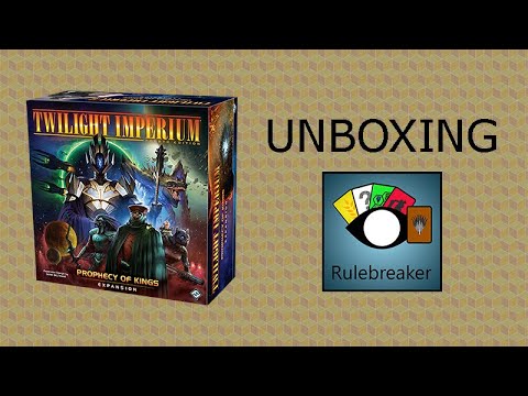 Unboxing - Twilight Imperium 4th Edition Prophecy of Kings expansion