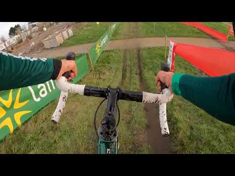 2020 Cyclocross Bredene Course Preride with Curtis White