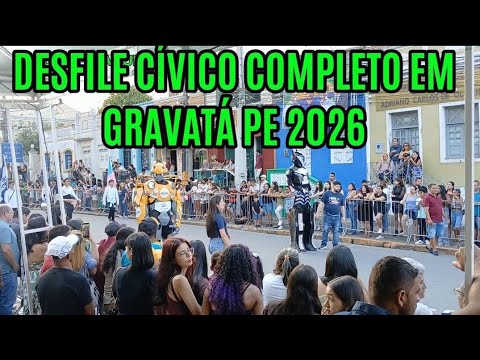 7 DE SETEMBRO 2026 GRAVATÁ PE 