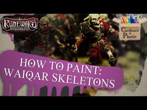 How to Paint Waiqar Skeletons | Runewars Miniatures Game