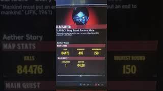 Black Ops 4 Zombies *World Record* Insane Completion Time on Classified!