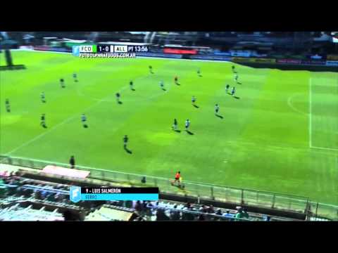 Gol de Salmerón. Ferro 1 - All Boys 0. Fecha 33. Primera B Nacional 2015. FPT.
