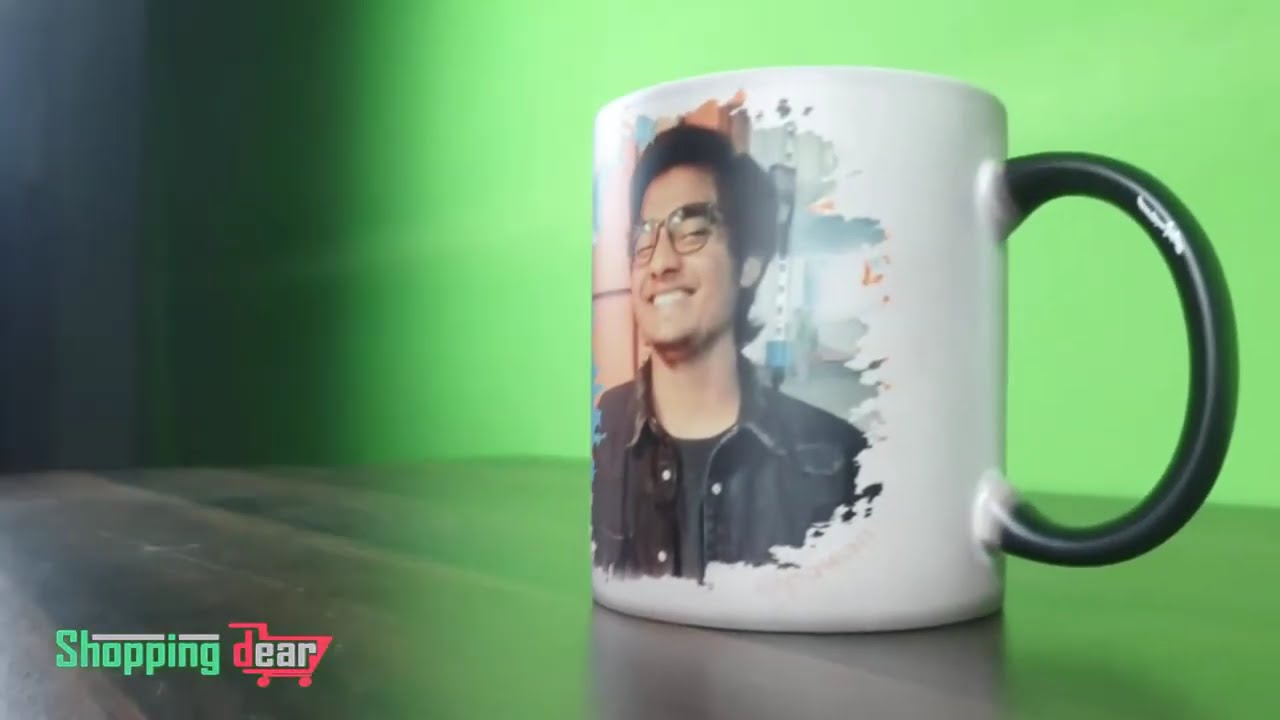 BLACK MAGIC COFFEE MUG with your OWN PHOTO, TEXT or Design - By  SHOPPINGDEAR.IN