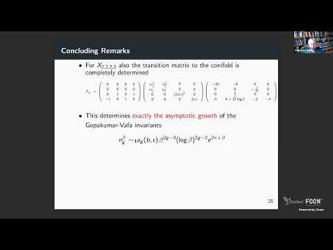 Albrecht Klemm: Calabi-Yau manifolds, modularity and arithmetic geometry